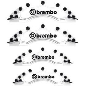 Resim Seat Uyumlu Brembo Beyaz Kaliper Kapağı 4 Parça Ön Arka Set 