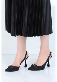 Resim Scarletta Tektaş 9 Cm Topuklu Kadın Ayakkabı 001 