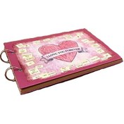 Resim 27 x 19 CM 40 Sayfalık Sonsuz Aşk Kendin Yap Fotoğraf Albümü 