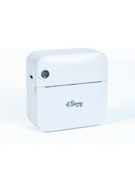 Resim 4Berry Taşınabilir ve Kablosuz Mini Yazıcı Beyaz 
