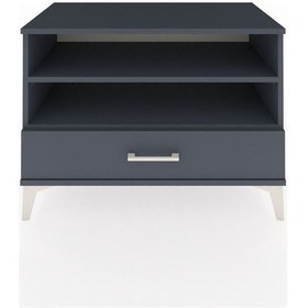 Resim Hyperion Şifonyer 2 Raflı Tek Çekmeceli 88x44x64 Antrasit-antrasit Antrasit 