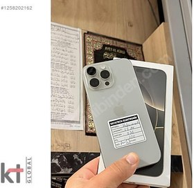 Resim Apple iPhone 16 Pro Max İkinci El YD | 256 GB | Natürel Titanyum 