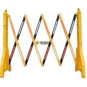 Resim Plastik Akordiyon BariyersarÄ± KatlanÄ±r AÃ§Ä±lÄ±r Bariyer 