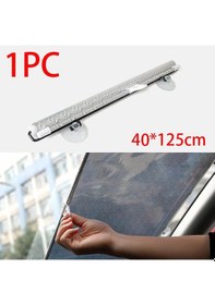 Resim Goldenqian Araba Güneşliği Güneşlik Koruyucusu Otomatik Şemsiye Ön Ve Arka Cam Yan Pencere Gölgeliği Bloğu İç Uv Koruyucu Perdeler Silver 40x125cm 