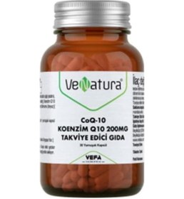 Resim Venatura Coq-10 Koenzim Q10 200 Mg Takviye Edici Gıda 30 Kapsül 