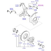 Resim Ön Abs Sensörü H100 Kamyonet 15-> (SOL) 