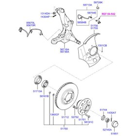 Resim Ön Abs Sensörü H100 Kamyonet 15-> (SOL) 