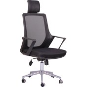 Resim Büronet Alfa Siyah Fileli Müdür Ve Yönetici Koltuğu - Büronet Ofis Mobilya 