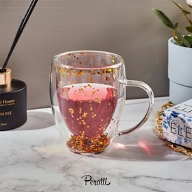 Resim Perotti Double Stars Cidarlı Kupa 350 ml 