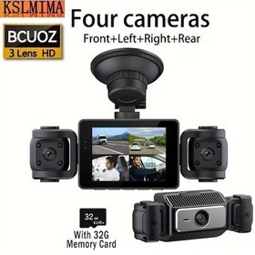 Resim Motion003 Kslmıma Hd 1080p Araç Kamerası 2 Ips Ekran 12-24v Araçlar İçin Siyah 