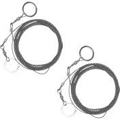 Resim Brevityhav 2x Açık Hava El Yapımı Halat Testeresi 304 Paslanmaz Çelik Tel Kamp Hayat Kurtaran Ağaç Işleme El 5m (Yurt Dışından) 