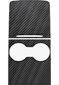 Resim Tesla Model3/y Merkezi Kontrol Paneli Modifikasyonu İçin Çizilmez Koruyucu Etiket Karbon Fiber Parlak 