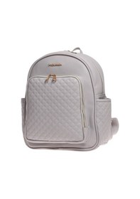 Resim M&Y Dust Deri Anne Bebek Bakım Sırt Çantası 7130 Gri 