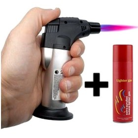 Resim Doldurulabilir Profesyonel Pürmüz Torch + Yedek Gaz li 