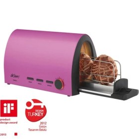 Resim Arzum AR232 Fırrın Ekmek Kızartma Makinesi-Pembe 