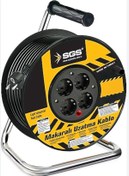 Resim Sgs 2131 Profosyonel Makaralı Uzatma Kablosu 3x1,5 35mt 