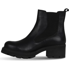 Resim Bueno Shoes Siyah Deri Kadın Dolgu Topuklu Bot 01WD2300 01WD2300 