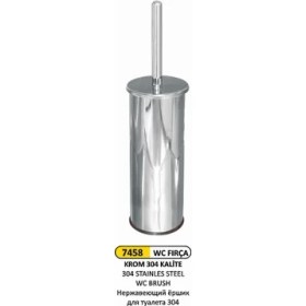 Resim Arı Metal Wc Fırça 304 Paslanmaz 