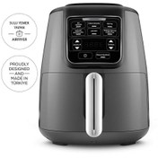 Resim Karaca Air Pro Cook XL 2 in 1 Konuşan Airfryer Space Gray 4 Kişilik 