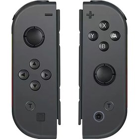 Resim Joycon L/r Rgb Renkli Üzklarlar Nintendo Switch/oled/lite Için Oyunlu Bk3 