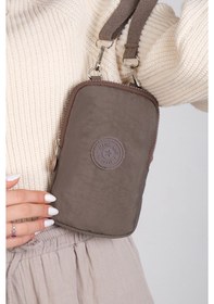 Resim M 226 Mega Bag Krinkıl Kumaş Unisex Küçük Omuz Çantası, Telefonluk Çok Renk Çok Renkli 