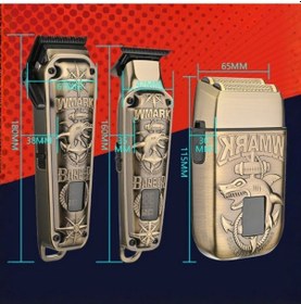 Resim Wmark Ng-1604 Kit Tıraş Makinesi / 3'ü Bir Arada Sarj Edilebilir Saç Ve Sakal Kesme Seti 3-4 Saat 