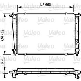 Resim VALEO 734408 Su Radyatoru (Hyundai: Starex 2.5 Td-Tci 00- ) Mekanik Sanziman 439×650×26 (WF243355) 