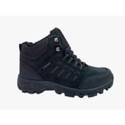 Resim XStep Unisex Uzun Siyah Suya Soğuğa Dayanıklı Trekking Kısa Bot 