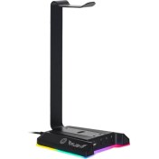 Resim Rush Boomrack RHS801 Rgb USB 7.1 Surround Kulaklık Standı 