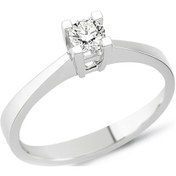 Resim Beyaz Altın Klasik Tektaş Yüzük As432Yz Altınsepeti 