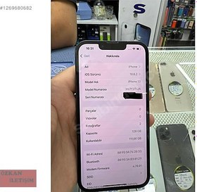 Resim Apple iPhone 13 İkinci El TR | 128 GB | Siyah 