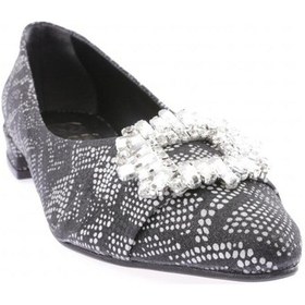 Resim Dgn Fb-15-23y Kadin Kristal Kare Tokali Babet FB-15-1563-R11294 Siyah 