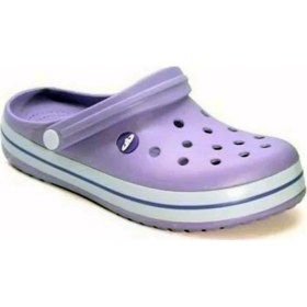 Resim Akınalbella bella Doremor Lila Sabo Crocs Modeli Terlik Hastane Terliği Hemşire Doktor Terliği 