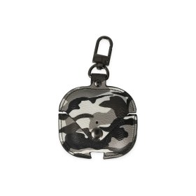 Resim AyrStore Airpods Pro 2 (2.nesil) Çanta Kamuflaj Deri Kılıf - Gri 