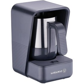 Resim KORKMAZ Moderna GriSatin Kahve Makinesi A863-01 