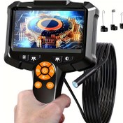 Resim INSKAM 4.3" Endoskop, 8mm Kamera, Tek Lens, IP67 Su Geçirmez, 1/5/10M Kablo Uzunluğu - Şarj Edilebilir Lityum Pil, ABS Reçine Gövde, Otomotiv, Makine, HVAC ve Kanalizasyon Bakımı için İdeal, Kanalizasyon İnceleme Aracı | Modern Tasarım | Dayanıklı Yapı, Endoskop 