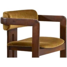 Resim Bengimobilya Sandalye Zus128 Üç Ayak Model Tam Kolçak Ahşap Kayın Iskelet Raha 