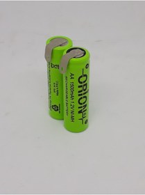 Resim Genel Markalar 2.4 V 1500 Mah Aa Şarjlı Traş Makinası Pili Kalın Kalem Pil 1500 
