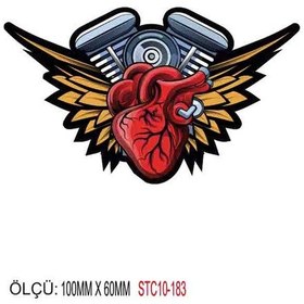 Resim Motorsiklet Otomobil Sticker 2 Adet 179 