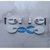 Resim Asil klozet kapak menteşesi soft yavaş kapanır model uyumlu 1 takım 