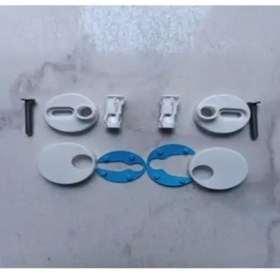 Resim Asil klozet kapak menteşesi soft yavaş kapanır model uyumlu 1 takım 