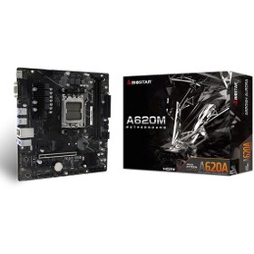 Resim Biostar A620MH AURORA DDR5 5600MHz AM5 Micro ATX Anakart 
