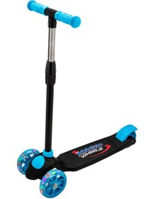 Resim Beren Oyuncak Magic Wheels Işıklı Mavi 3 Yaş Scooter 