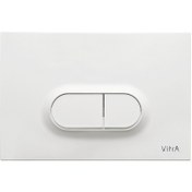 Resim VitrA Loop O 740-0500 Kumanda Paneli, Parlak Beyaz 