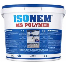 Resim İsonem Ms Polymer %300 Elastik Su Yalıtım Boyası 10 Kg Beyaz 
