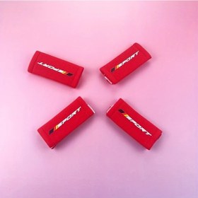 Resim Dashanshop 4 Adet Kırmızı Spor Otomobil Tavan Tutacak Kılıfı Dayanıklı Polyester Kavrama Ve Koruma 