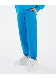 Resim Skechers B Essentials Jogger Sweatpant Büyük Erkek Çocuk Mavi Eşofman Altı Sk232066-315 Mavi 