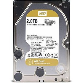 Resim Western Digital Gold 3.5 Sata III 6Gb/s 7200 RPM 2 TB 128MB Enterprise WD2005FBYZ HDD & Harddisk 