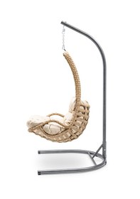 Resim Gardemo Avanos Tekli Rattan Salıncak Dış Mekan Bahçe Balkon Ve Teras Salıncağı Açık Kahverengi 