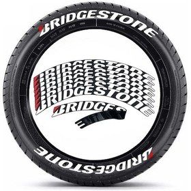 Resim 3D Lastik Yazısı Bridgestone Lastik Yazısı 8 Adet 